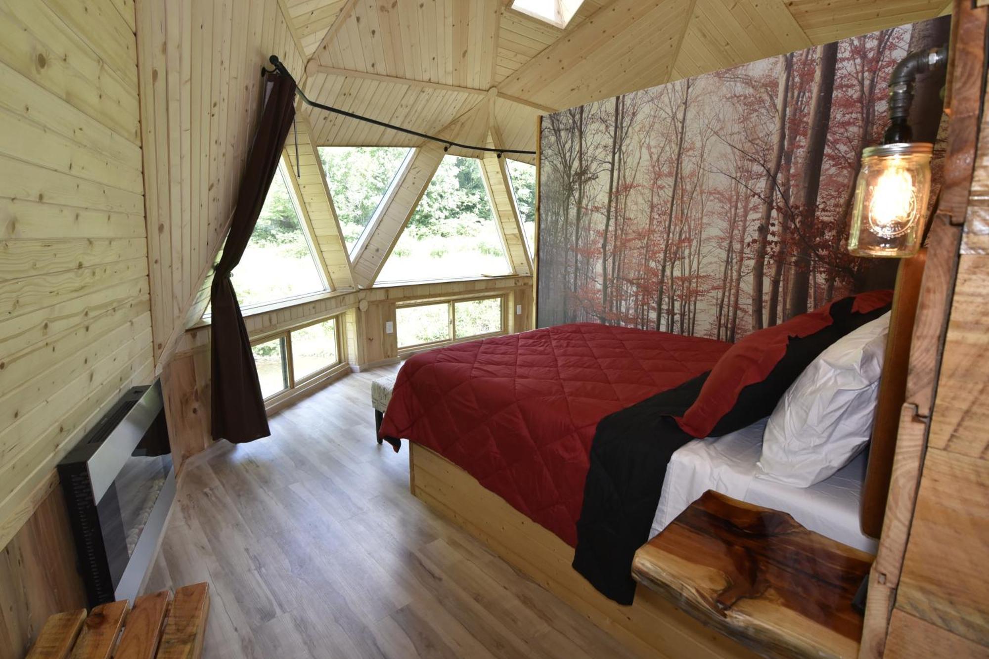 Вилла Natahala Glamping Red Dome #23 Topton Экстерьер фото