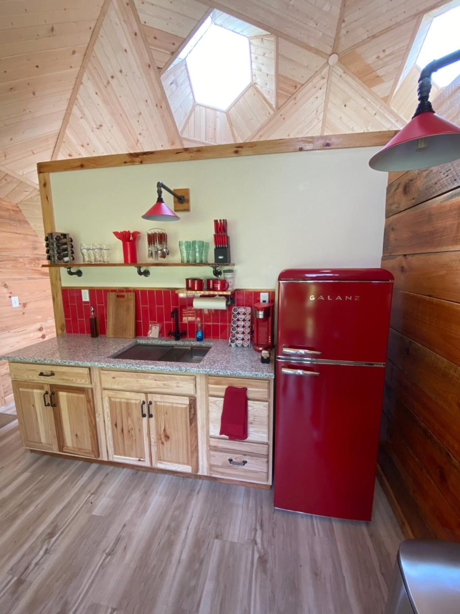 Вилла Natahala Glamping Red Dome #23 Topton Экстерьер фото