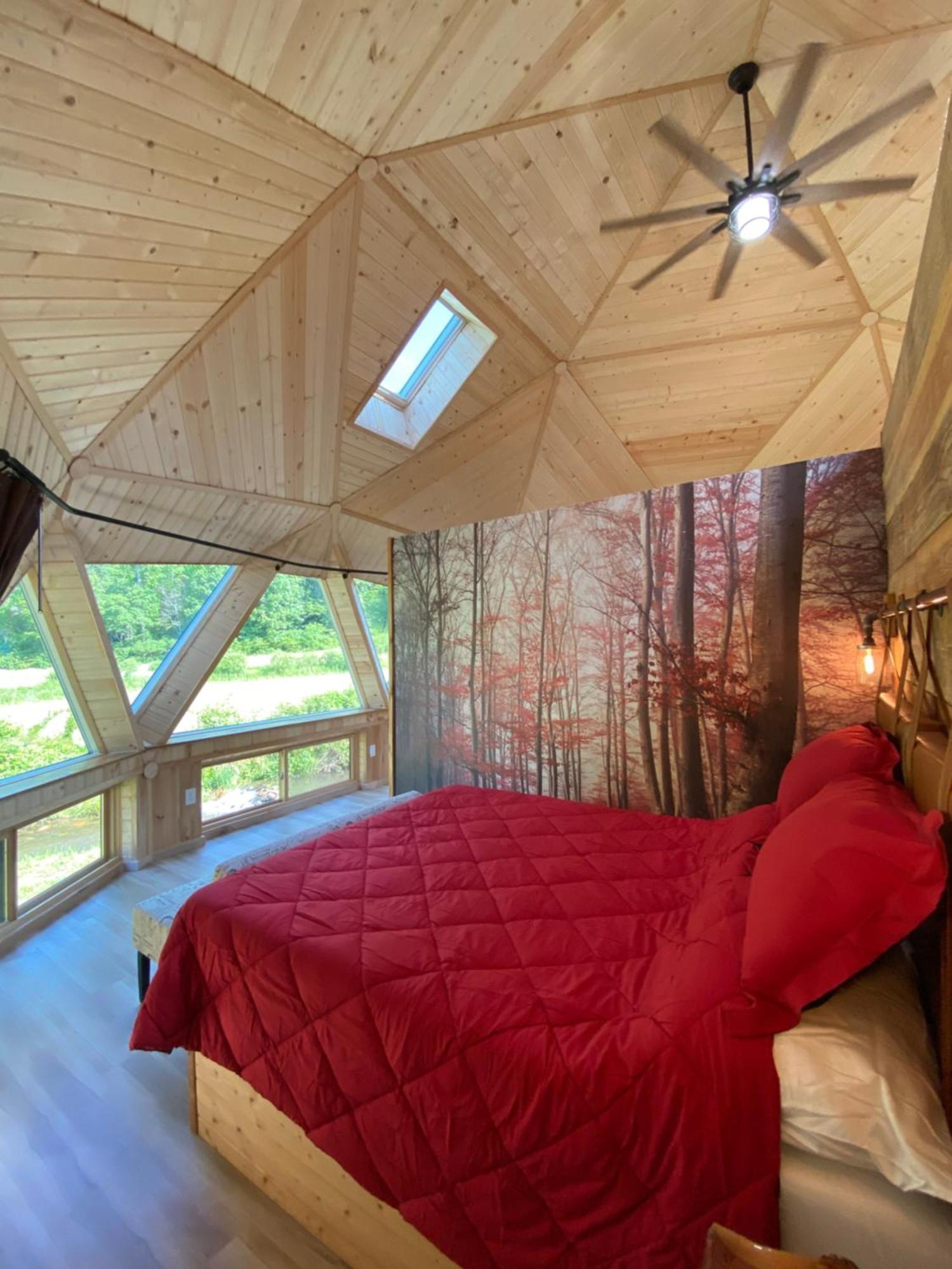 Вилла Natahala Glamping Red Dome #23 Topton Экстерьер фото