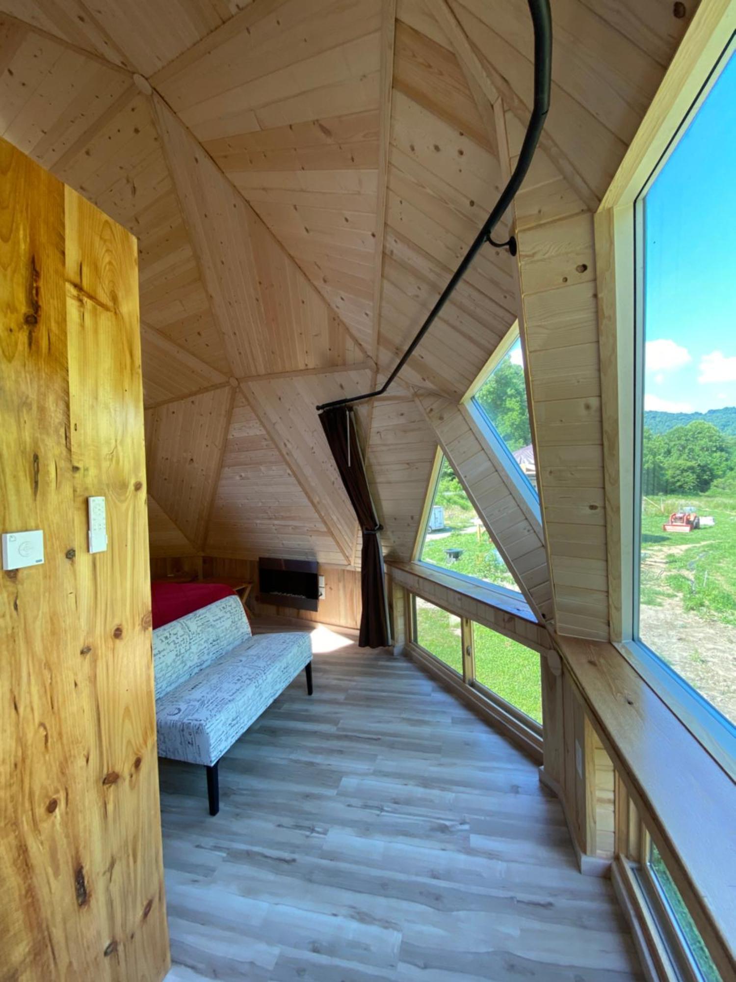 Вилла Natahala Glamping Red Dome #23 Topton Экстерьер фото