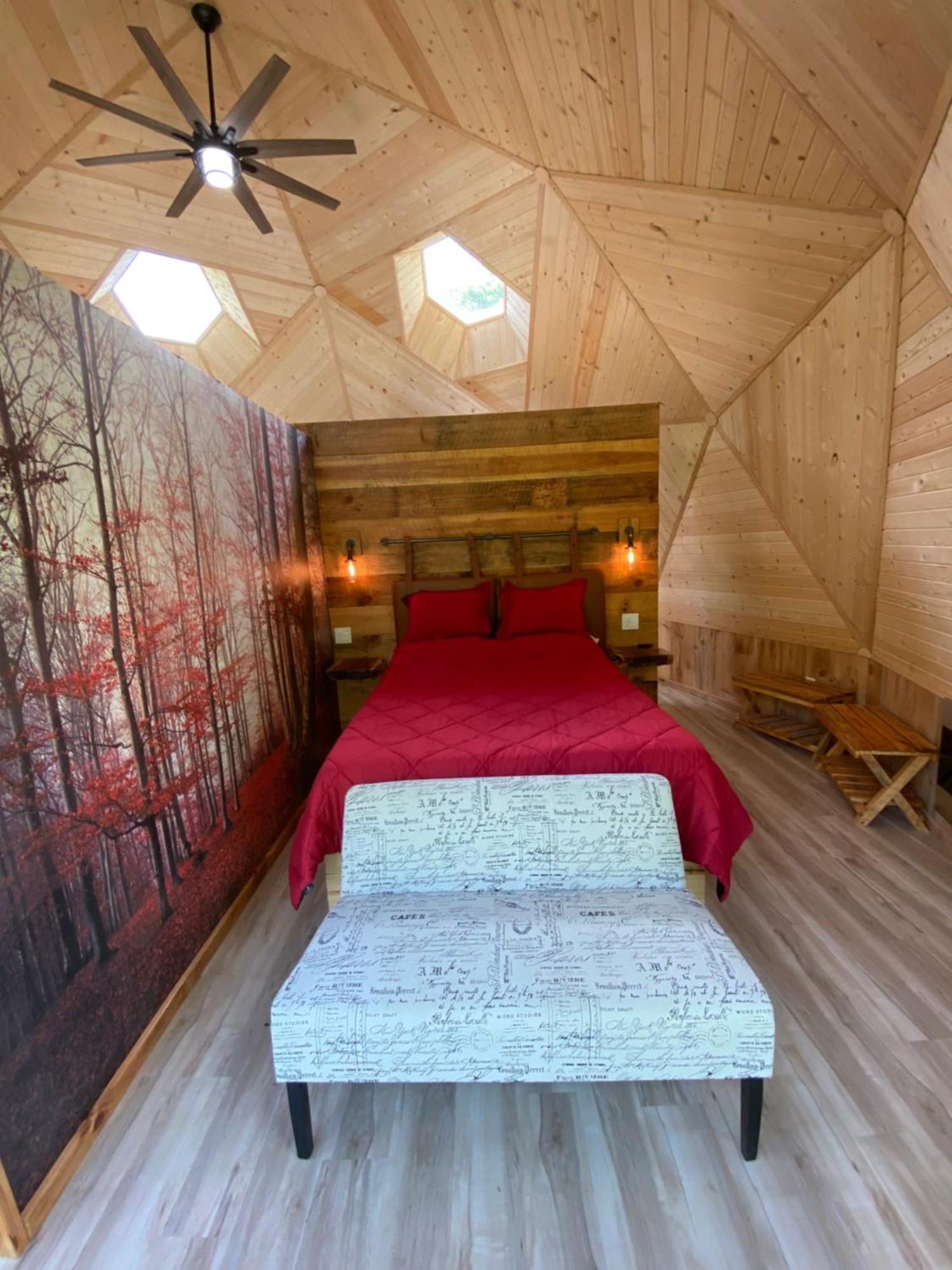 Вилла Natahala Glamping Red Dome #23 Topton Экстерьер фото