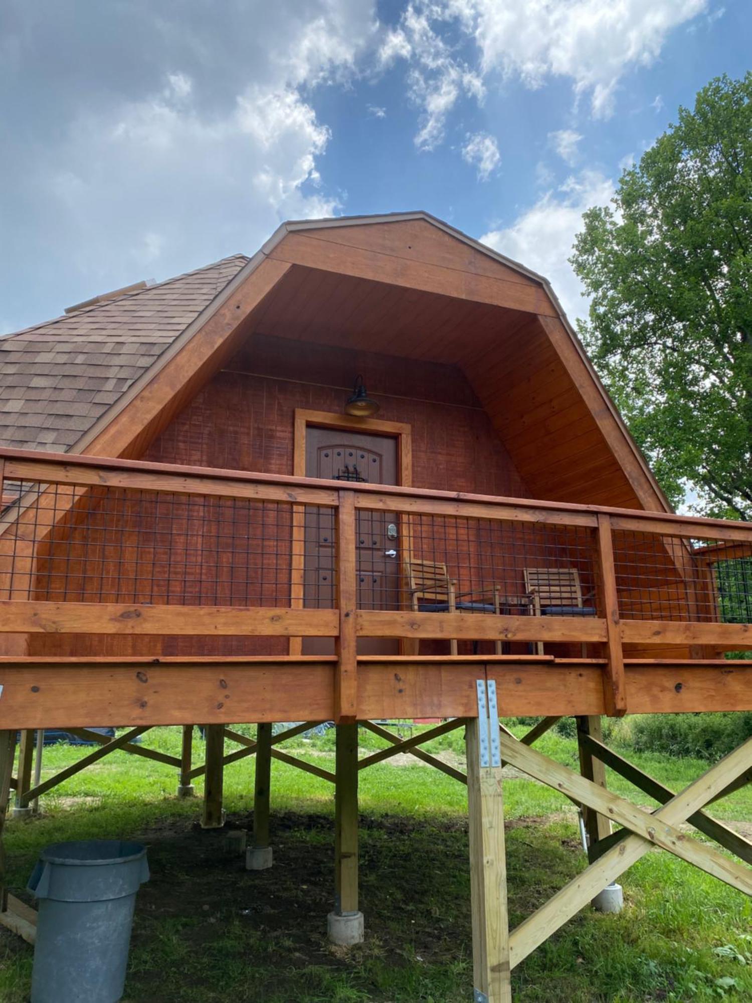 Вилла Natahala Glamping Red Dome #23 Topton Экстерьер фото