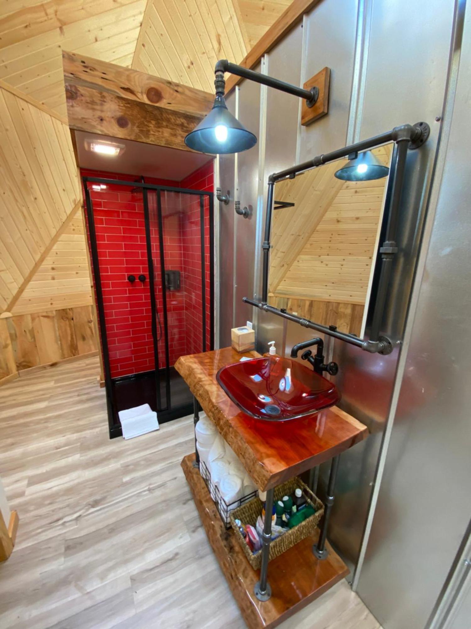 Вилла Natahala Glamping Red Dome #23 Topton Экстерьер фото