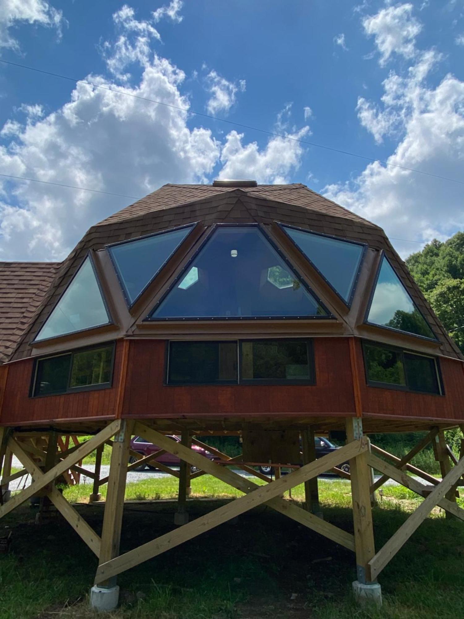 Вилла Natahala Glamping Red Dome #23 Topton Экстерьер фото