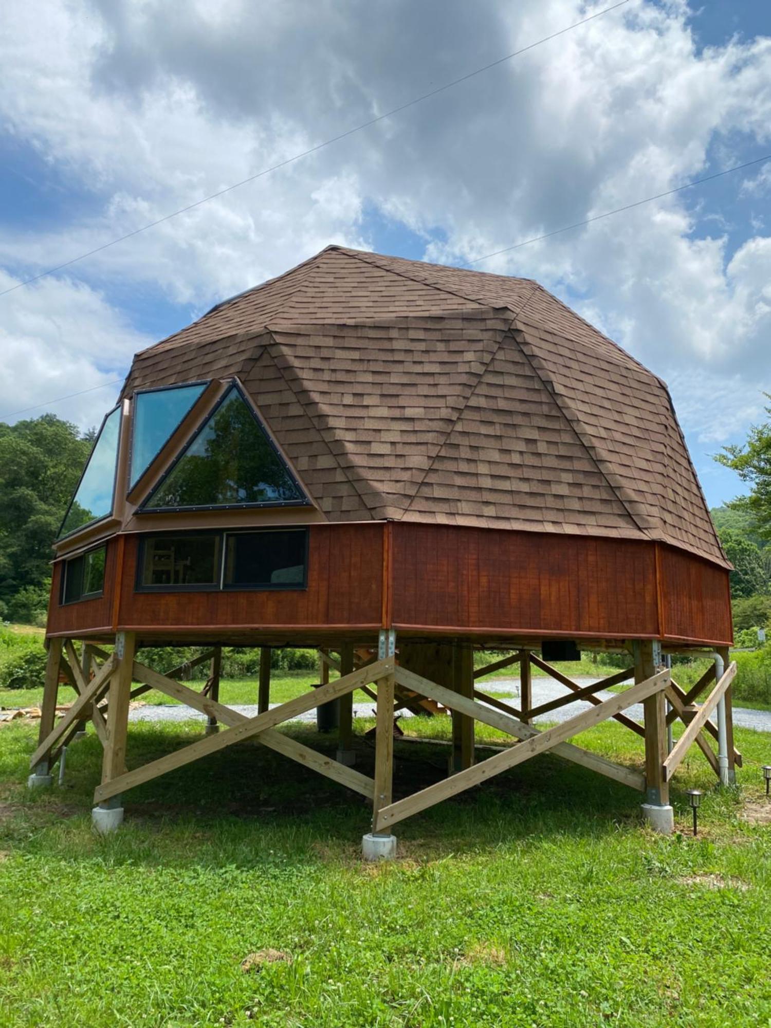 Вилла Natahala Glamping Red Dome #23 Topton Экстерьер фото