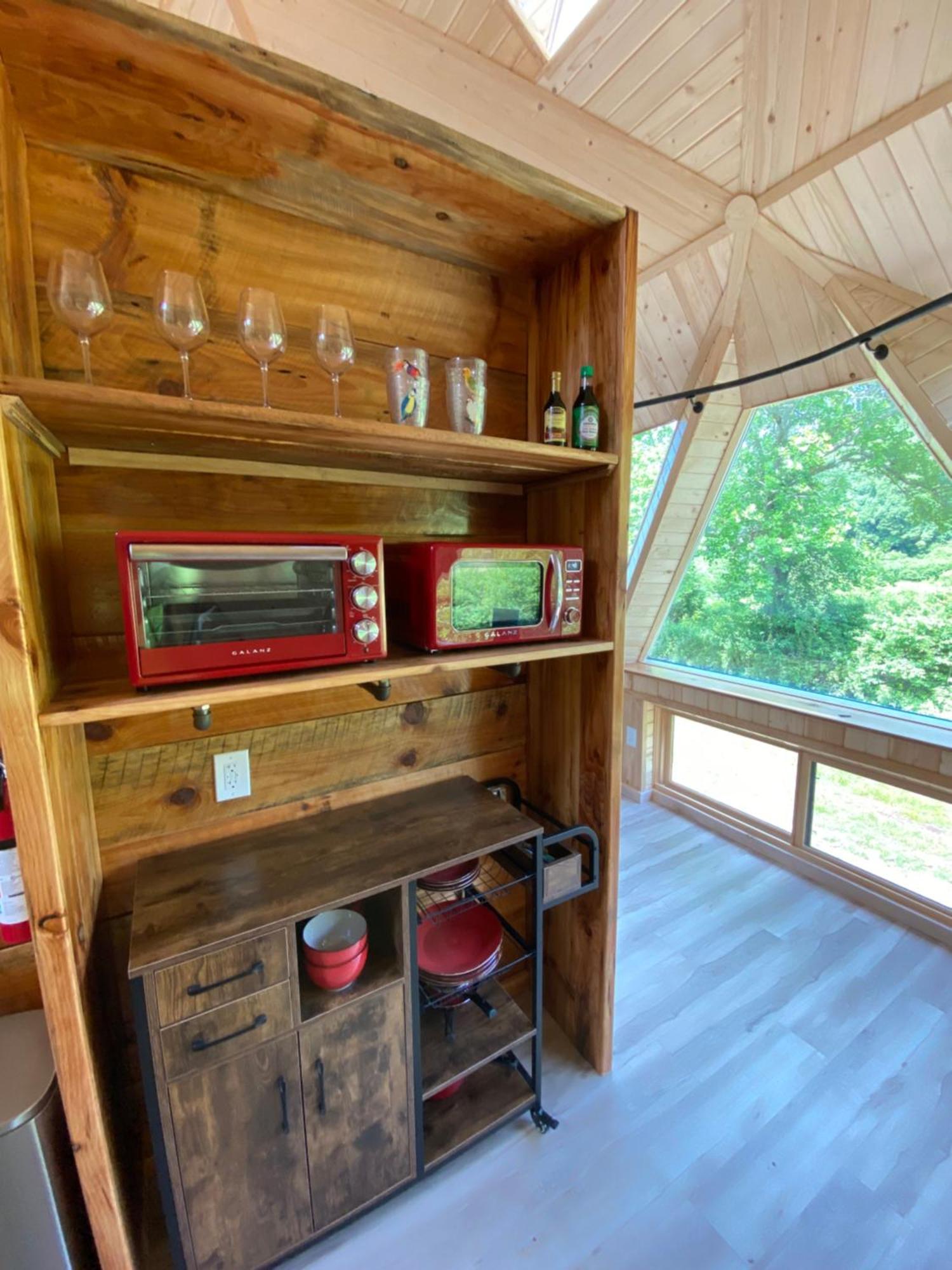 Вилла Natahala Glamping Red Dome #23 Topton Экстерьер фото